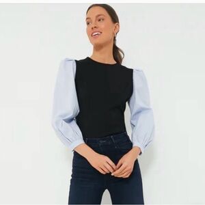 NWT Tuckernut Mixed Media Garcia Top